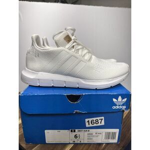 Size 6.5 - adidas Swift Run White Copper Metallic Women's W/Box